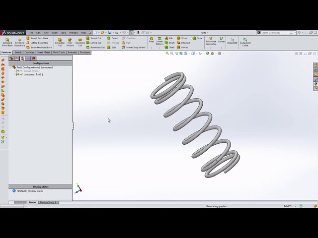 فیلم آموزشی: آموزش SOLIDWORKS: فنر فشرده سازی با زیرنویس فارسی