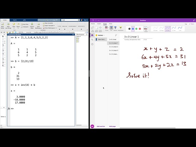 فیلم آموزشی: نحوه حل سیستم معادلات در MatLAB - 2x2 و 3x3 با زیرنویس فارسی