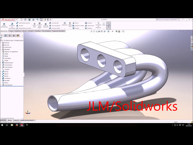 فیلم آموزشی: آموزش اگزوز Solidworks + شبیه سازی جریان