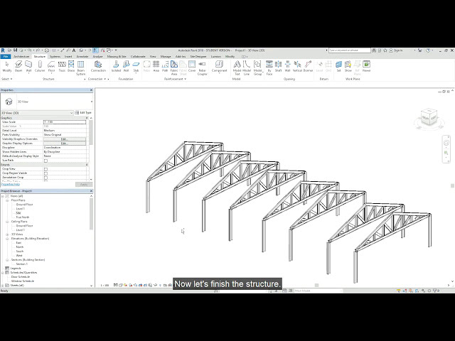 فیلم آموزشی: ستون و خرپا ساختار Revit