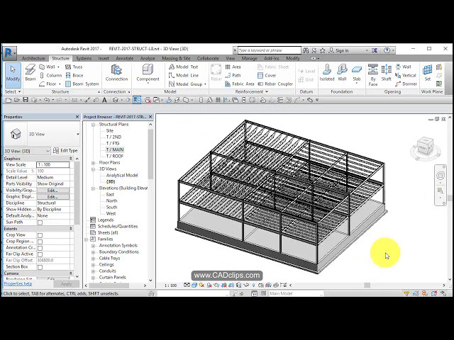 فیلم آموزشی: REVIT Structural PROJECT 09 دال طبقه اصلی روی درجه با زیرنویس فارسی