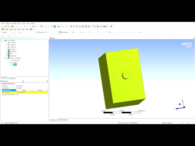 فیلم آموزشی: بولین واحد، پر و تفریق در Ansys