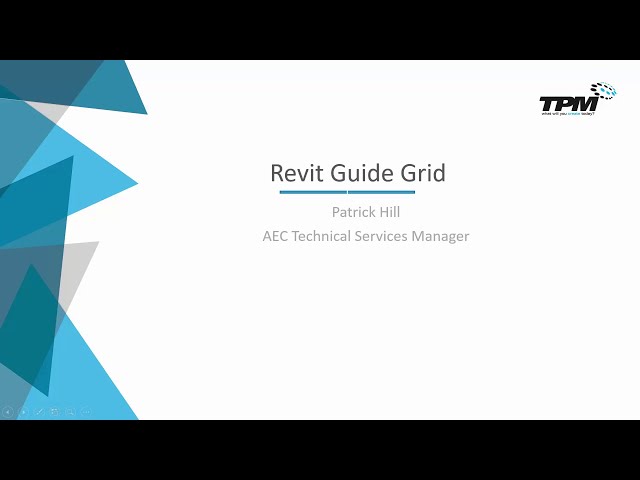 فیلم آموزشی: Revit Guide Grid - نحوه استفاده از Built - In Command of \ با زیرنویس فارسی