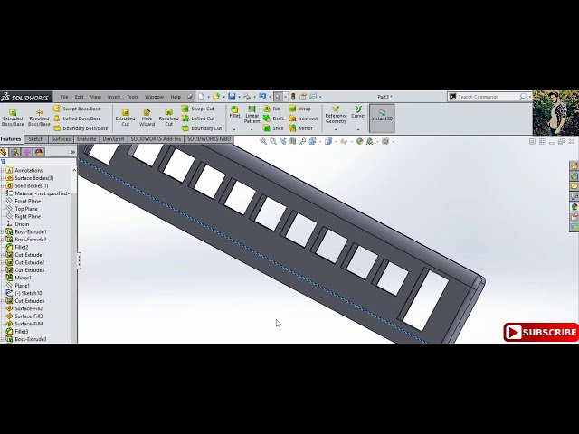 فیلم آموزشی: آموزش ساخت قطار گلوله ای در Solidworks