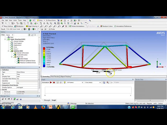 فیلم آموزشی: تحلیل تنش و انحراف خرپا دو بعدی توسط Ansys Workbench با زیرنویس فارسی