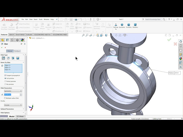 فیلم آموزشی: آموزش Solidworks | طراحی شیر پروانه ای در Solidworks با زیرنویس فارسی