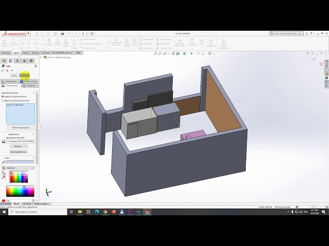 فیلم آموزشی: چگونه چیزی را در SolidWorks شفاف کنیم (تغییر شفافیت) با زیرنویس فارسی