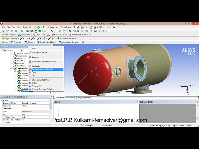 فیلم آموزشی: تجزیه و تحلیل میدانی جفت شده بحرانی مخازن تحت فشار با استفاده از ANSYS با زیرنویس فارسی