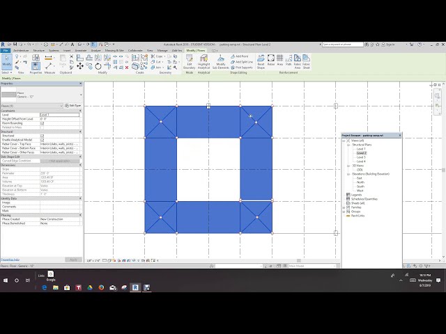 فیلم آموزشی: رمپ پارکینگ ساختار Revit با زیرنویس فارسی