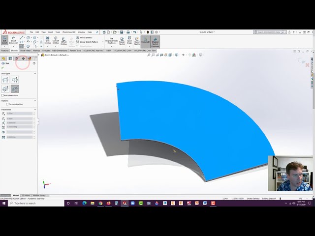 فیلم آموزشی: E24 Solidworks 2020 - مخروط ورق فلزی - روش قدیمی با زیرنویس فارسی