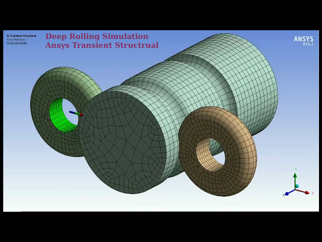 فیلم آموزشی: شبیه سازی نورد عمیق میل لنگ با Ansys