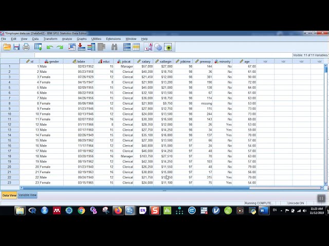 فیلم آموزشی: محاسبه سن از تاریخ تولد در SPSS با زیرنویس فارسی