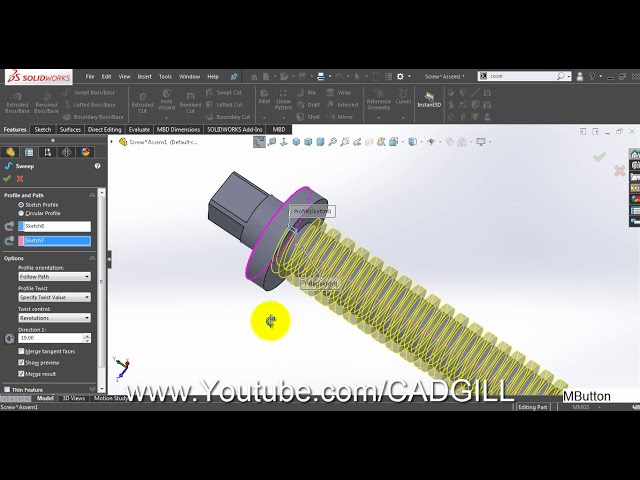 فیلم آموزشی: Four 4-Jaw Chuck SolidWorks Part - 2 با زیرنویس فارسی