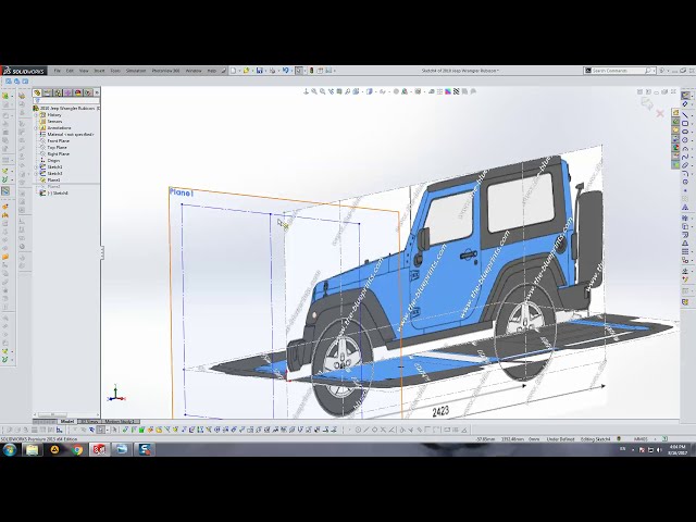 فیلم آموزشی: Jeep Wrangler Rubicon 2010 – SolidWorks Tutorial (قسمت 1)