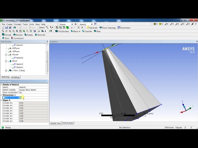 فیلم آموزشی: آموزش ANSYS | استفاده از گزینه Loft/Skin در ANSYS Design Modeller | ایجاد هندسه در ANSYS.