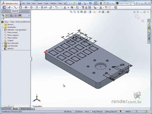 فیلم آموزشی: 15 - تکرار نهادهای 'طرح' | SolidWorks 2013 Fundamentals با زیرنویس فارسی