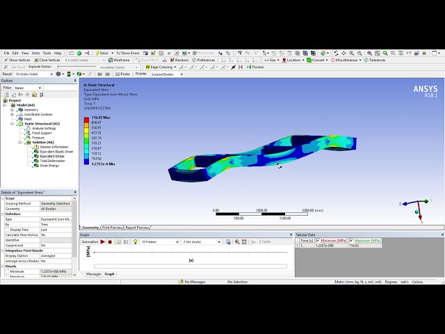 فیلم آموزشی: تحلیل ساختاری شاسی در میز کار ANSYS...