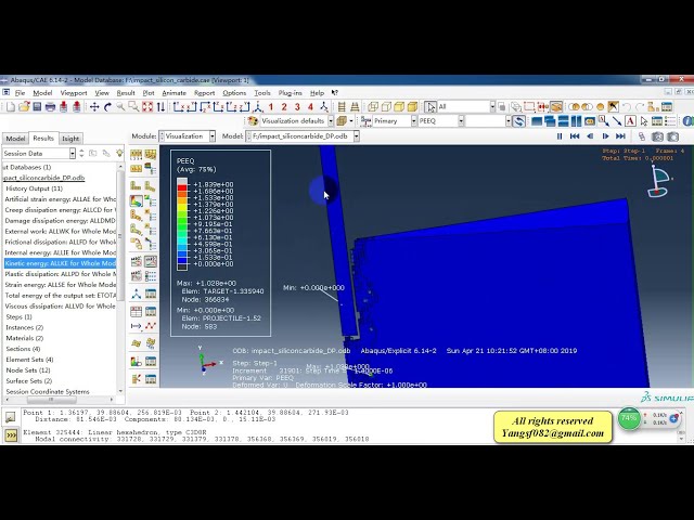 فیلم آموزشی: آموزش های ABAQUS شبیه سازی گام به گام ضربه با سرعت بالا ویرایش کاربید سیلیکون با زیرنویس فارسی