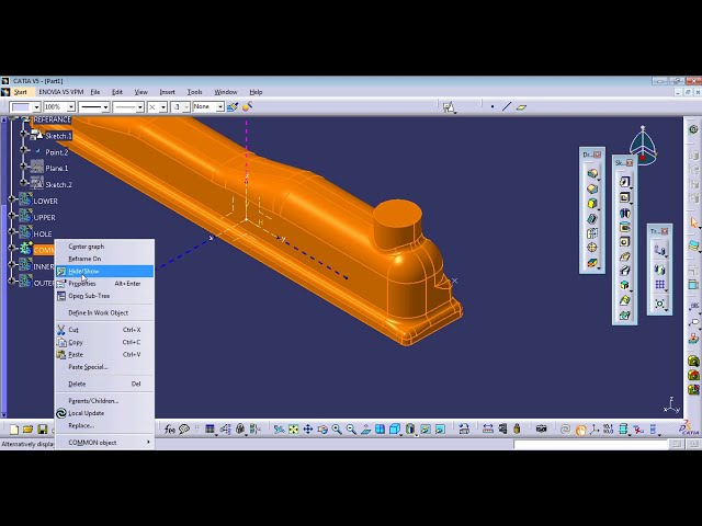 فیلم آموزشی: رادیاتور CATIA V5-HVAC پلاستیکی با دنده