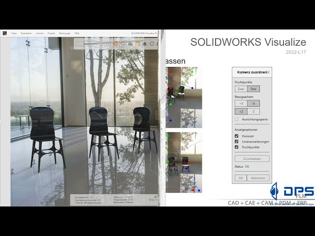 فیلم آموزشی: SOLIDWORKS 2022 - SOLIDWORKS Visualize - سفارشی کردن دیدگاه دوربین با زیرنویس فارسی