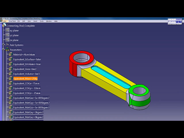 فیلم آموزشی: معادل، جعلی یا Override Mass در CATIA V5