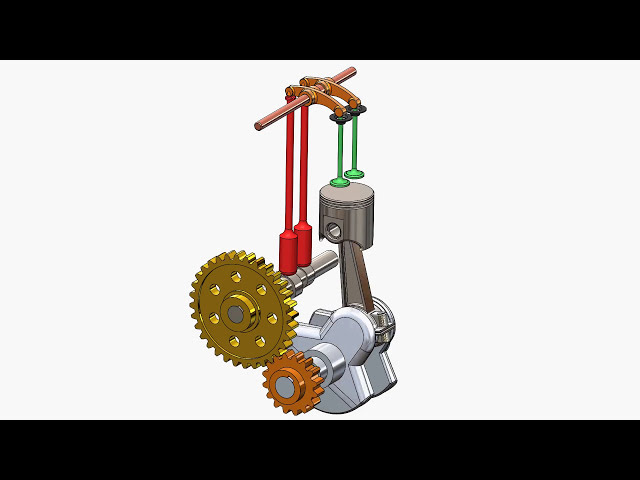 فیلم آموزشی: طراحی موتور تک سیلندر در Solidworks (آموزش آینده)