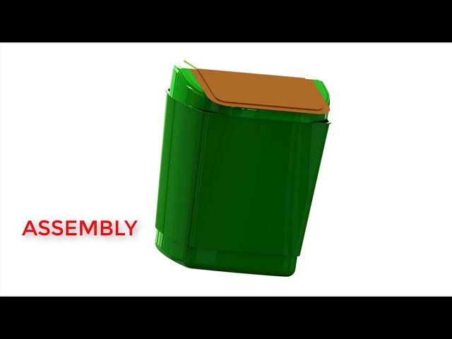 فیلم آموزشی: 「DESIGN 130」 نحوه کشیدن سطل زباله | آموزش Solidworks