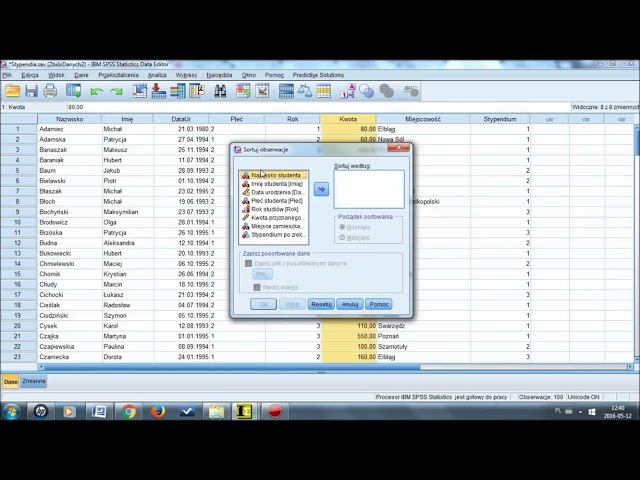 فیلم آموزشی: SPSS - مرتب سازی داده ها