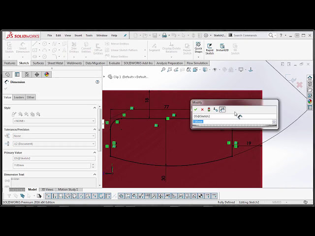 فیلم آموزشی: فیله طرح SOLIDWORKS با زیرنویس فارسی