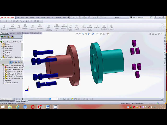 فیلم آموزشی: آموزش طراحی و مونتاژ قطعات کوپلینگ فلنج Solidworks