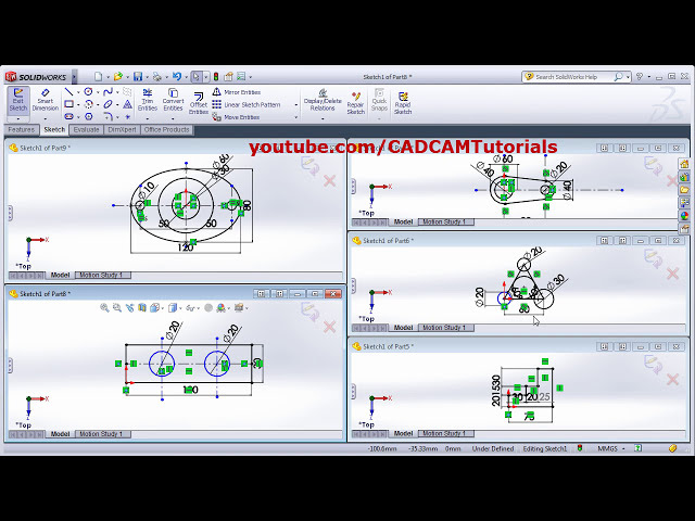 فیلم آموزشی: تمرینات SolidWorks برای مبتدیان - 1 | تمرینات تمرینی SolidWorks برای مبتدیان - 1 با زیرنویس فارسی