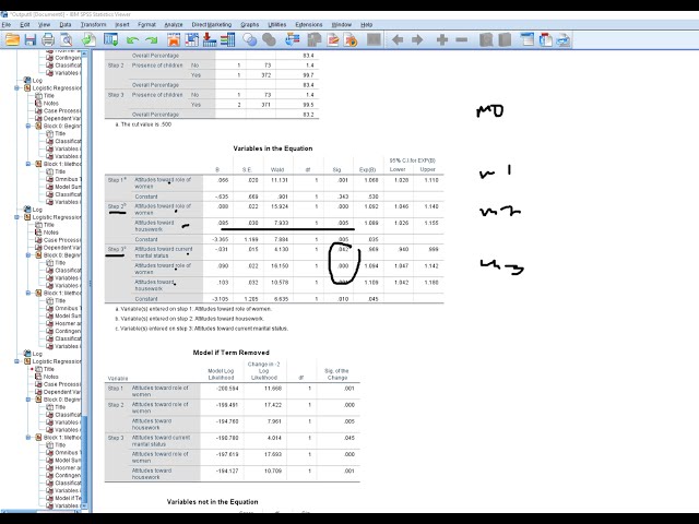 فیلم آموزشی: رگرسیون لجستیک باینری به جلو، عقب و سلسله مراتبی در SPSS با زیرنویس فارسی