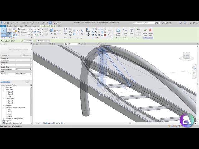 فیلم آموزشی: آموزش پل معلق در Revit با زیرنویس فارسی