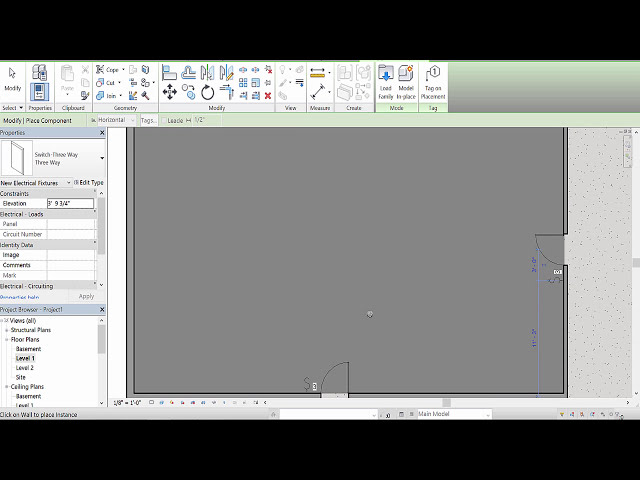 فیلم آموزشی: Autodesk Revit 2017 - اضافه کردن کلیدهای برق با زیرنویس فارسی