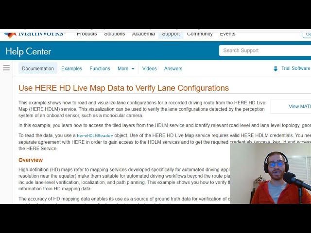 فیلم آموزشی: نحوه دسترسی به HERE HD Live Maps در MATLAB با زیرنویس فارسی