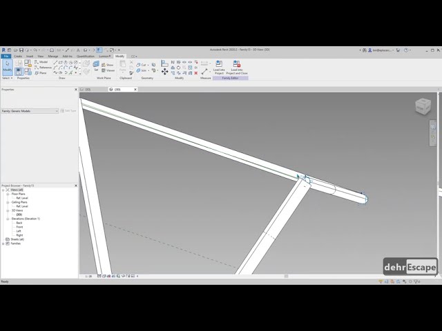 فیلم آموزشی: آموزش Revit (روز 130) - خرپا مثلثی پارامتریک (دانلود)