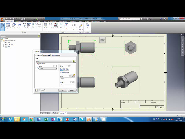 فیلم آموزشی: Autodesk Inventor Part & Drawing Connection