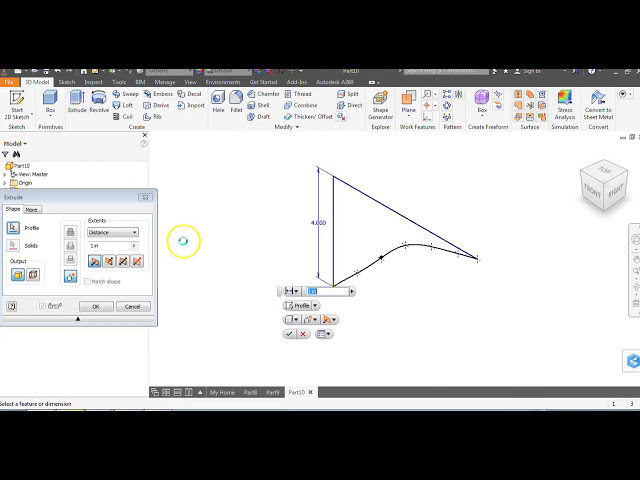 فیلم آموزشی: Autodesk Inventor - منحنی های نامنظم و ترسیم نقطه در Autodesk Inventor با زیرنویس فارسی