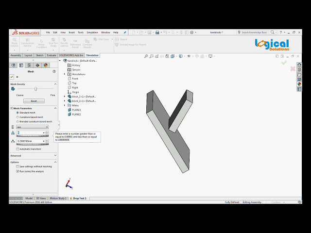 فیلم آموزشی: SolidWorks Simulation-Drop Test Analysis با زیرنویس فارسی