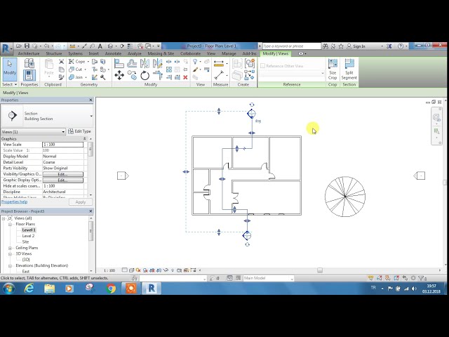 فیلم آموزشی: Revit tutorials [1] : Revit Section-- Section, Steped Section