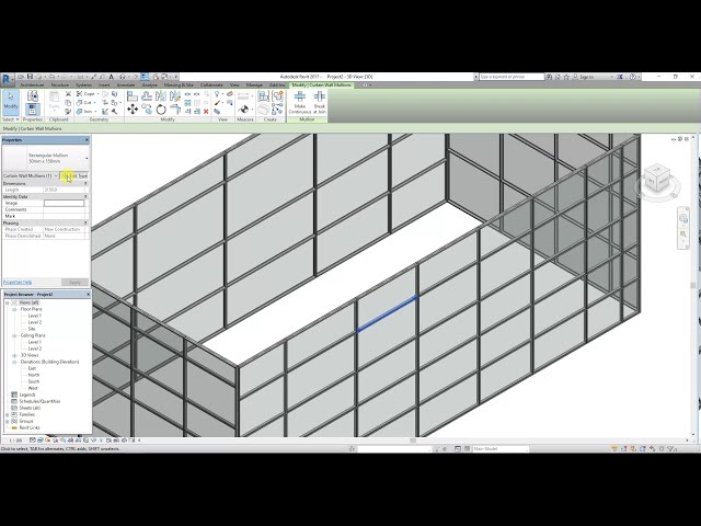 فیلم آموزشی: چگونه mullions را در Revit ویرایش کنیم