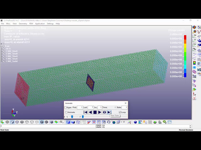 فیلم آموزشی: ANSYS Workbench به LS Dyna: Part 5 - راه اندازی شبیه سازی و پردازش پس از آن در LS PrePost با زیرنویس فارسی