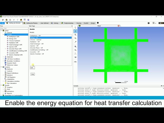 فیلم آموزشی: آموزش انسیس فلوئنت: تجزیه و تحلیل انتقال حرارت از یک صفحه مربع توسط جریان خنک کننده