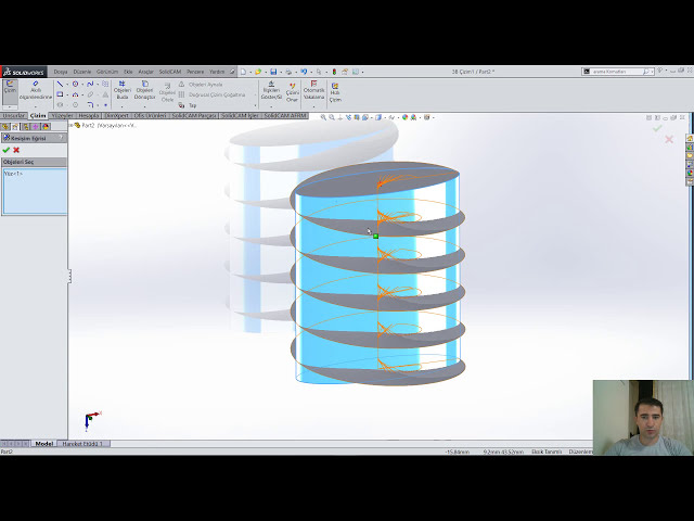 فیلم آموزشی: فقط یکی از دستورات نجات دهنده در طراحی Solidworks #solidworks #tasarim