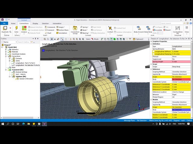 فیلم آموزشی: شبیه سازی Rigid Body Dynamics روی ربات چرخ در میز کار Ansys با زیرنویس فارسی