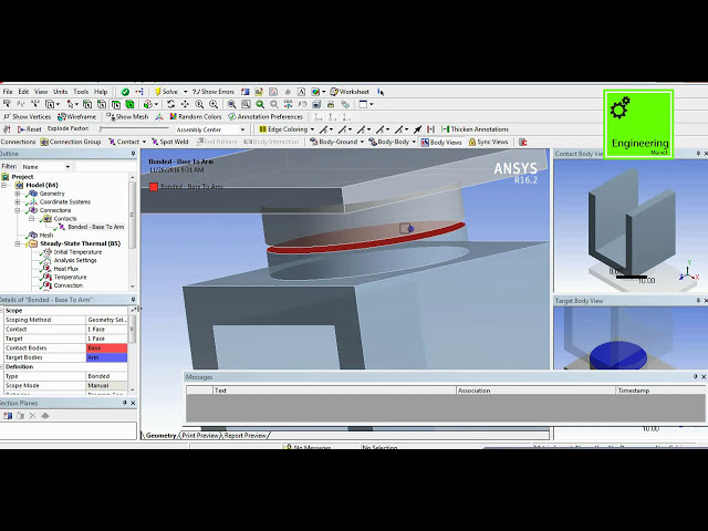 فیلم آموزشی: تجزیه و تحلیل حرارتی حالت پایدار - میز کار ANSYS