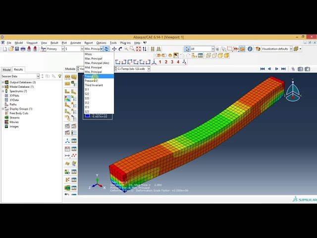 فیلم آموزشی: فیلم های آموزشی Abaqus - تحلیل غیر خطی پرتو ثابت