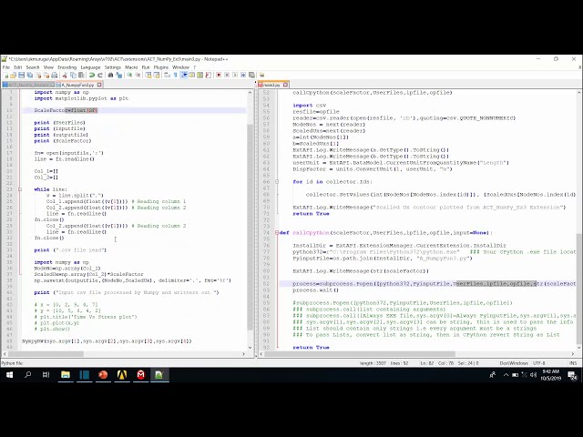 فیلم آموزشی: کتابخانه های خارجی ANSYS ACT NumPy SciPy Matplotlib XLRD PPTX .. با زیرنویس فارسی