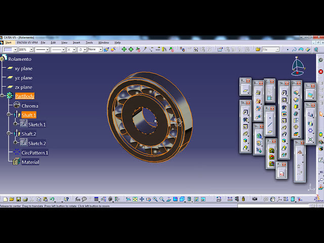 فیلم آموزشی: پروژه بلبرینگ - دوره آموزشی CATIA V5R20 در DVD با زیرنویس فارسی