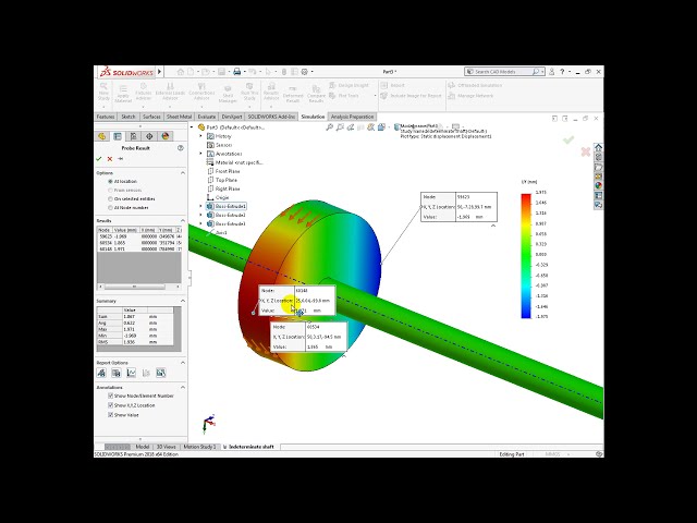 فیلم آموزشی: شبیه سازی Solidworks - تحلیل پیچشی (زاویه پیچش و تنش برشی)